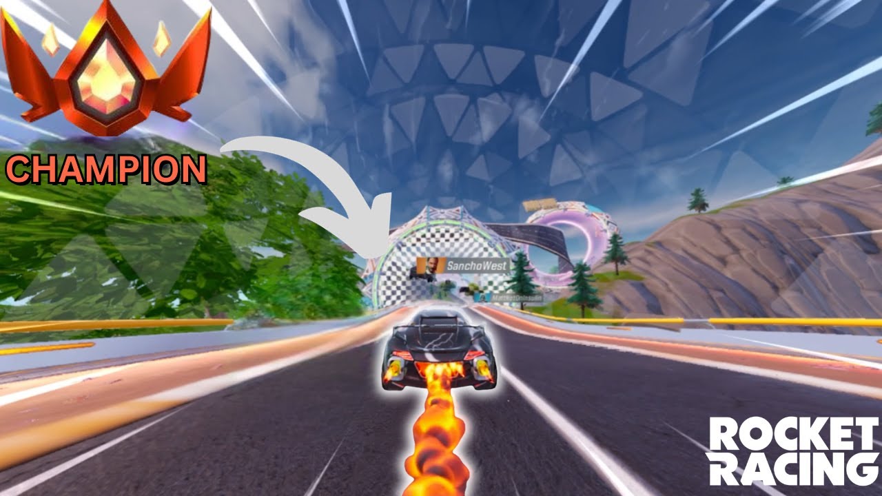 How I rapidly achieved CHAMPION in Rocket Racing - YouTube