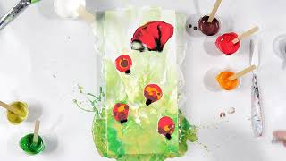 (864) Amazing and Simple Straw Blown Poppies! How to Paint Abstract Flowers by Amanda's Designs 690 views 2 months ago 9 minutes, 47 seconds