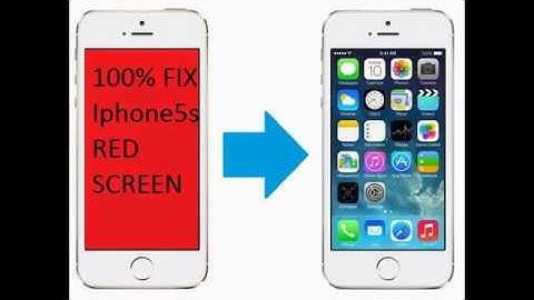 Fix Iphone 5s Red Screen - Error 9 or Random Blue Screen #Kikodog