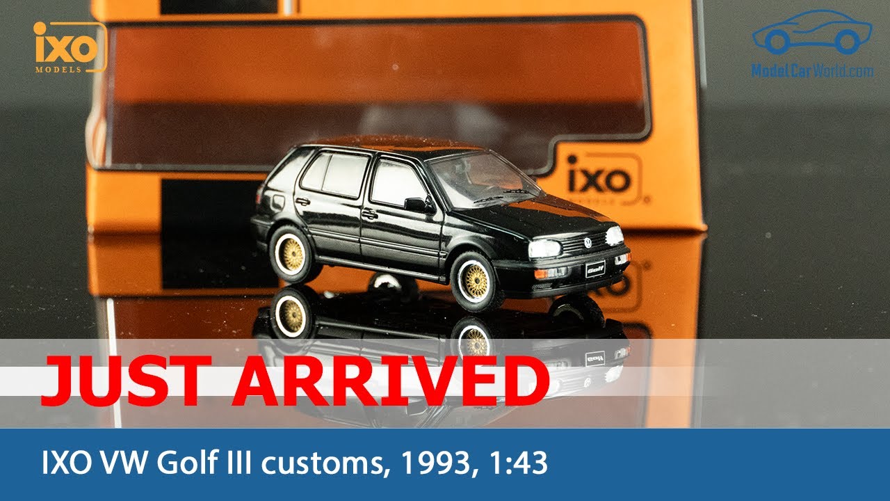 IXO - Just Arrived 1:43 VW Golf III customs, 1993 - YouTube