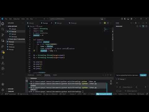 Why Your Python Threads Give Wrong Output | Race Condition Explained Simply
