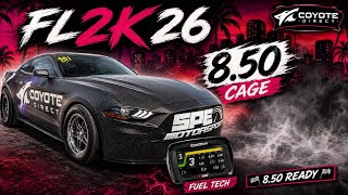The race to FL2K26! 8.50 cage, Twin Turbo kit, and Fuel Tech!
