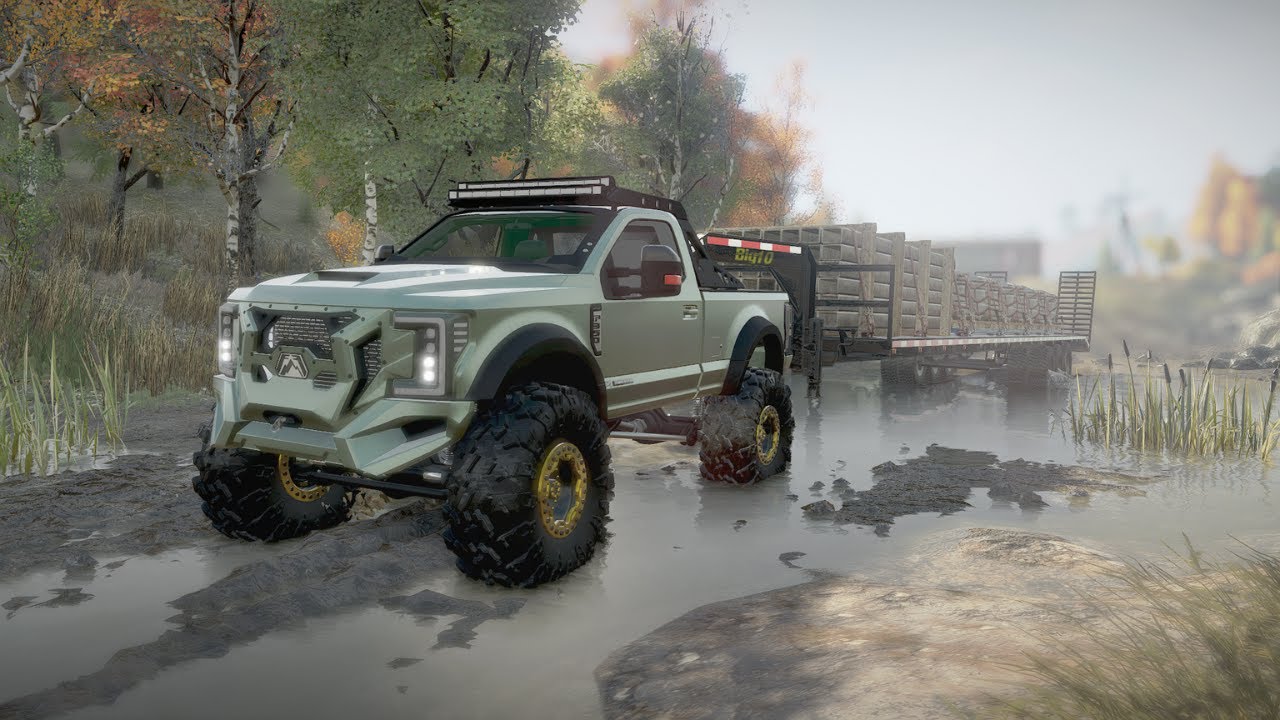 SnowRunner Mod Review Limes Custom Ford F350 Shorty Ultimate Tow