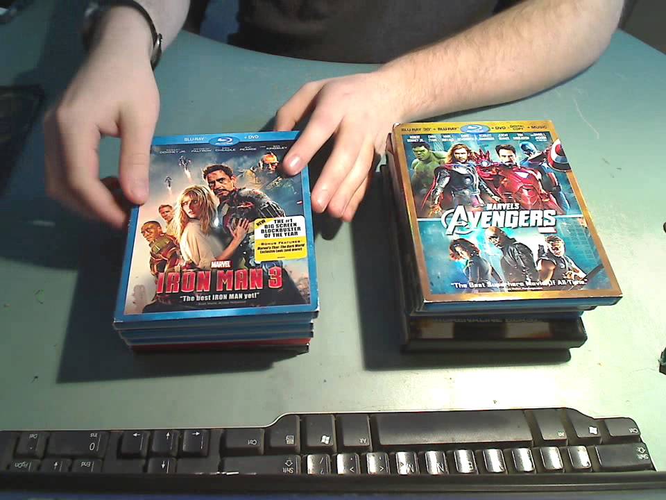 Моя коллекция фильмов Marvel Cinematic Universe/«Мстители». Blu-ray и DVD.