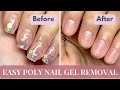 Poly nail gel removal tutorial safely remove poly gel without damaging your natural nails cc