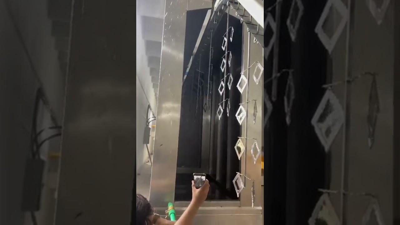 First time in pakistan automatic paint plant installation for metal plates