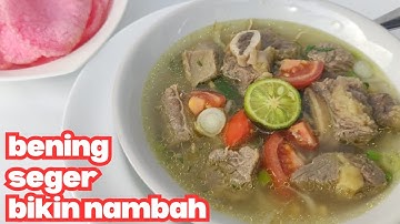 BENING SEGER‼️RESEP SOTO DAGING SAPI KUAH BENING YANG SEGER GINI CARANYA