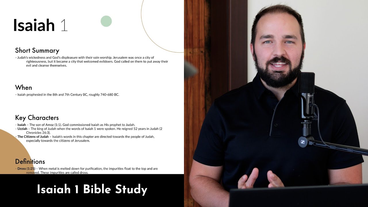 Isaiah 1 - Bible Study and Explanation in 5 Minute - YouTube
