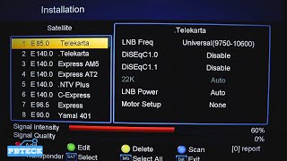 🔵 How To Scan Eutelsat 16A 16East Satellite fta Channels On Qsat Decoder | Pbteck