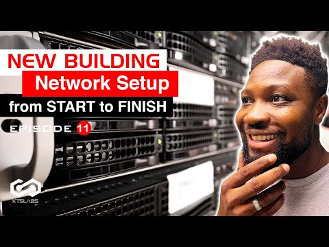 New Building Network Setup from Start to Finish | Server Racking and Stacking | EP11