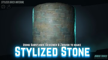 How to EASILY Create Stylized Stone Using Zbrush & Substance Designer