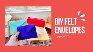 How to Make Fun DIY Felt Envelopes for Your Playroom | A Great Valentine's Day Craft for Children