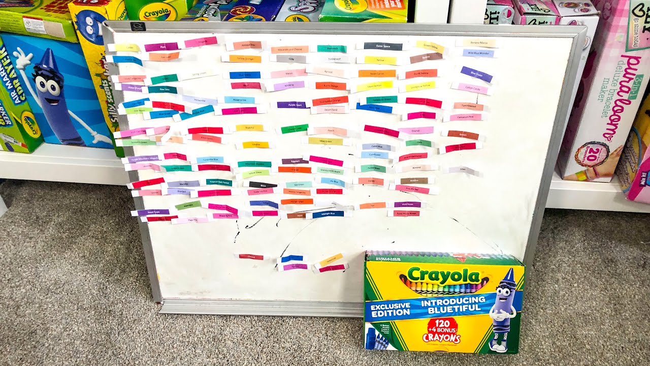 96 Count Crayola Limited Edition Name the New Colors: What's Inside the  Box