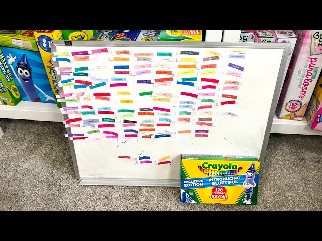 Review – Crayola Crayons (120 Crayon Box Part 1 – White, Pinks, Reds, and  Purples)