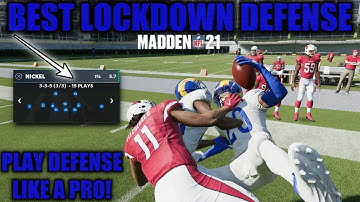 THE BEST LOCKDOWN COVERAGE DEFENSE IN MADDEN 21! EASY SETUP DESTROYS THE RUN & PASS! MADDEN 21 TIPS