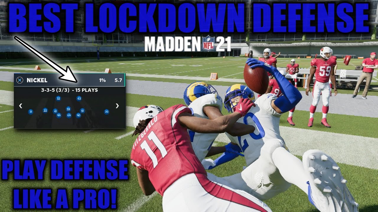 THE BEST LOCKDOWN COVERAGE DEFENSE IN MADDEN 21! EASY SETUP DESTROYS THE RUN & PASS! MADDEN 21 TIPS