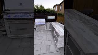 Mississauga Backyard Transformation | Stone Patio + Pergola + Hot Tub