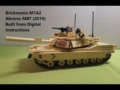 BRICKMANIA M1A2エイブラムス M1A2 Abrams – Main Battle Tank