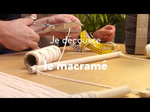 Vidéo: Comment Apprendre La Technique Du Macramé
