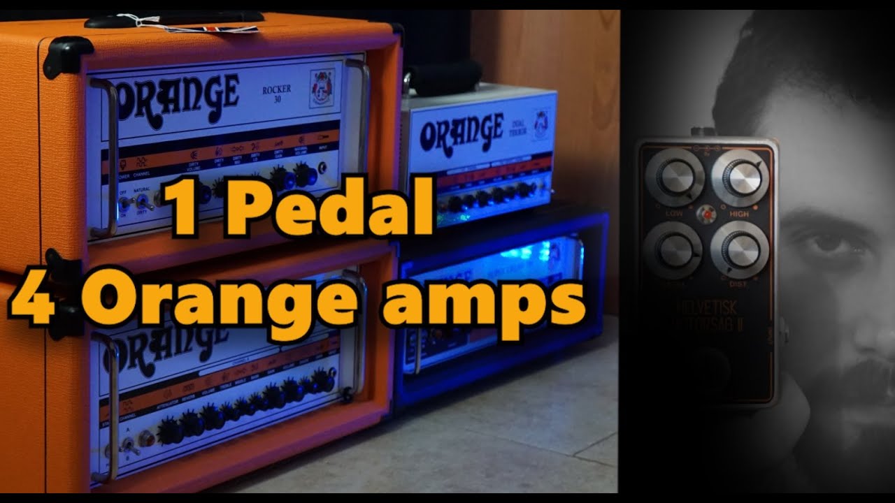 My fav fuzz for my Orange amps | 4 Orange Amps | FTelettronica Helvetisk Motorsag