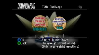 Virtual Pro Wrestling 64 (Star Trinket Mod)Champion Mode Part 6: EWF (AJPW) Singles Title