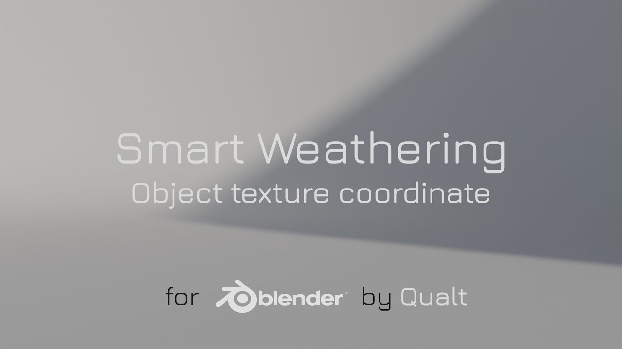 Smart Weathering 1.0.0 - Tutorial - Object Texture Coordinate - YouTube