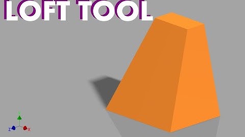 How to use the Loft Tool in Autodesk Inventor