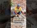 Genius Cement Art: Building Double Pillars With Bare Hands!