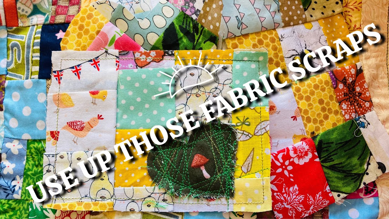 Scrap fabric patchwork postcards & quilts Spring 🌼 vibe