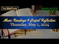 Todays catholic mass readings  gospel reflection  thursday may 2 2024