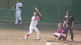 20170211阪神安芸キャンプ　16　大和左打席でヒット