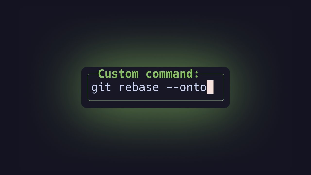 Clean Git History (git rebase --onto) - YouTube