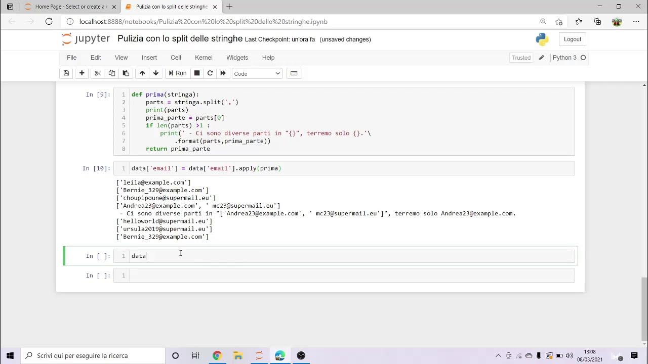 Il metodo split di Python per pulire le stringhe di testo - YouTube