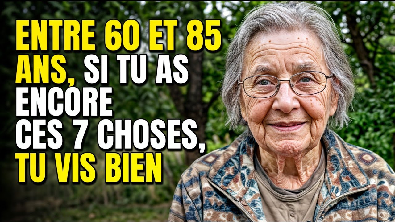 J’ai 83 Ans : Entre 60 et 85 Ans, Si Vous Avez Encore Ces 7 Choses, Vous Vivez Vraiment Bien !