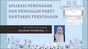 APLIKASI PEMESANAN PAKET HANTARAN MENGGUNAKAN VISUAL STUDIO 2010 DAN MS.ACCESS