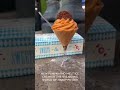 Pumpkin No Melt Ice Cream in the Wizarding World of Harry Potter at Universal Orlando Resort