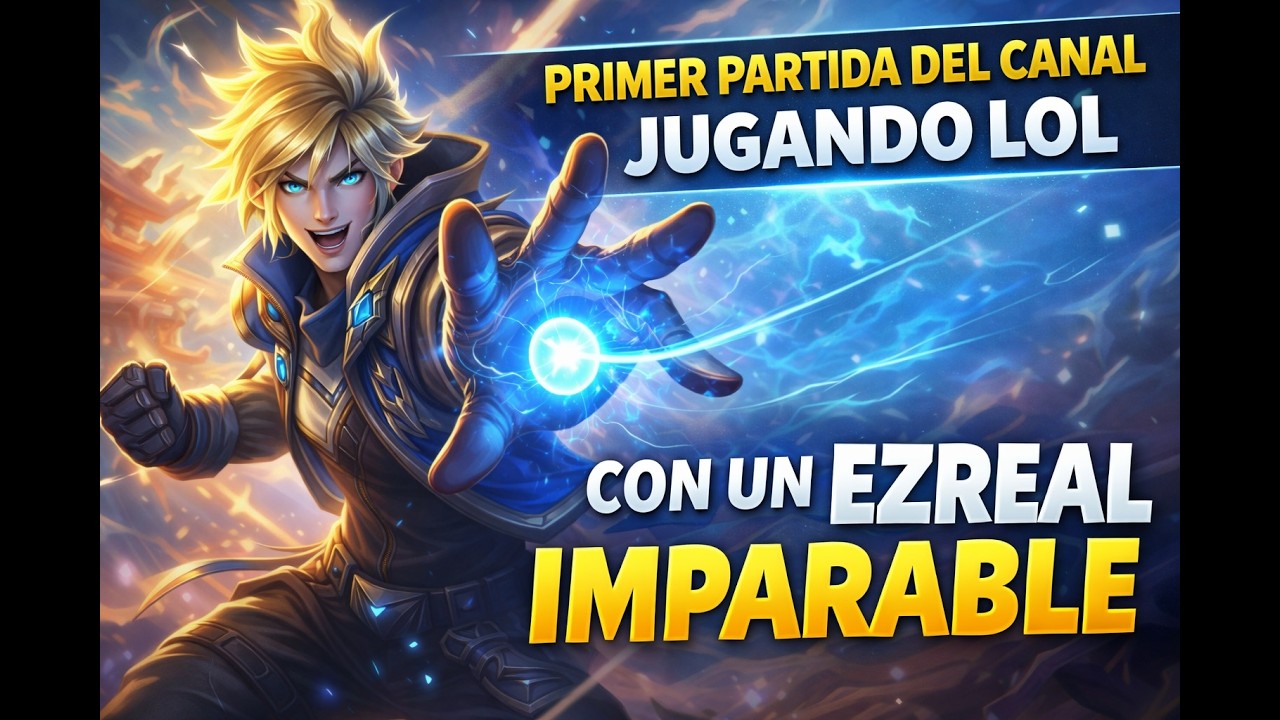 Primera partida del canal jugando LOL con un Ezreal imparable