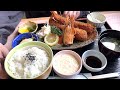 【最大級レベルの大海老フライ定食】こんなコスパ最高のお店があったなんて!日替わり定食770円もうれしい!三重県津市白山「瀬戸白雲」