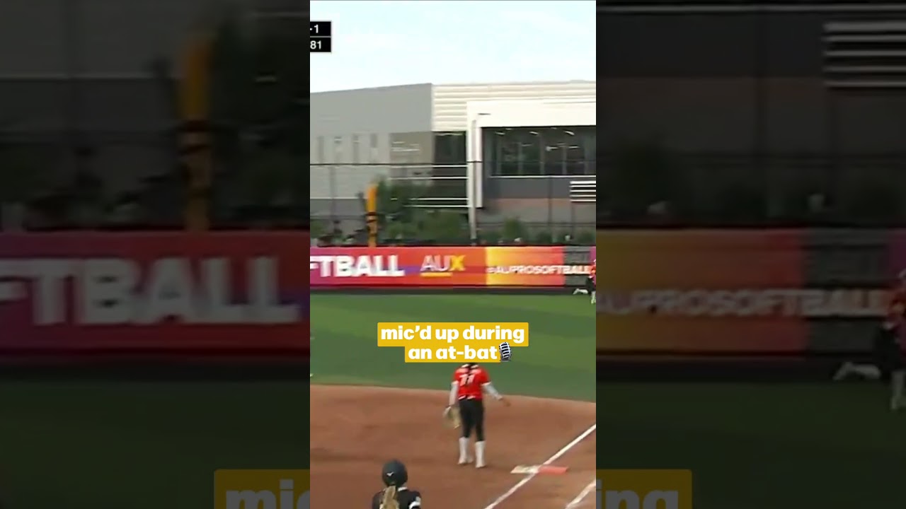 Haylie McCleney Mic’d Up and (Almost) Hits a Homerun