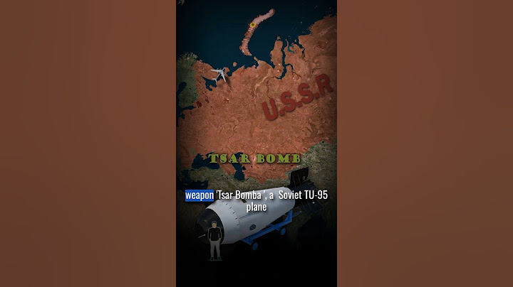 Power of world's largest Nuclear bomb "Tsar Bomba"     #soviet #usa #coldwar #nuclear #nuclearwar