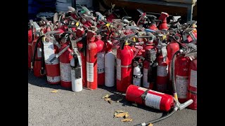 Scrapping Fire Extinguishers