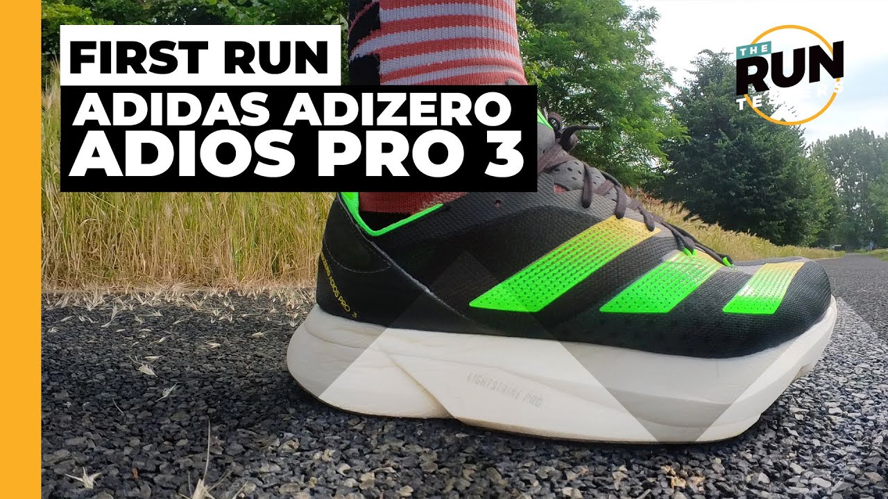 Adidas Adizero Adios Pro 3 First Run Review: Small tweaks big upgrade? -  YouTube