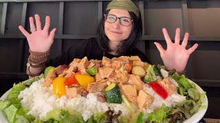 【50歳大食い熟女】 今日はランチビュッフェで特盛じゃい！