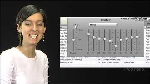 New iPod Nano - How to set an Equalizer preset of iTunes