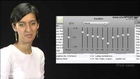 New iPod Nano - How to set an Equalizer preset of iTunes