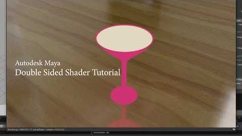How to create  Double Side Shader in Autodesk Maya