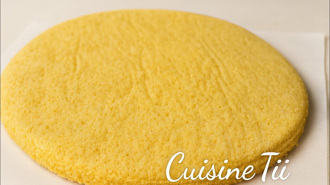 Génoise fine pour bavarois, bûche ou roulé