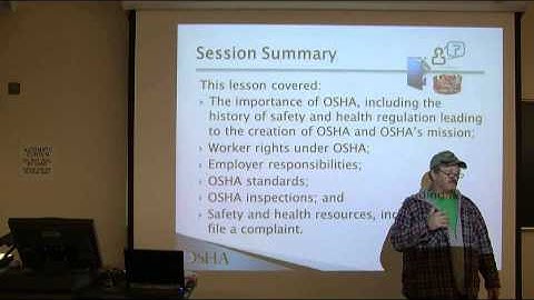 OSHA VIDEO - INTRO TO OSHA PART 12 -- OSHA1.7.0.wmv
