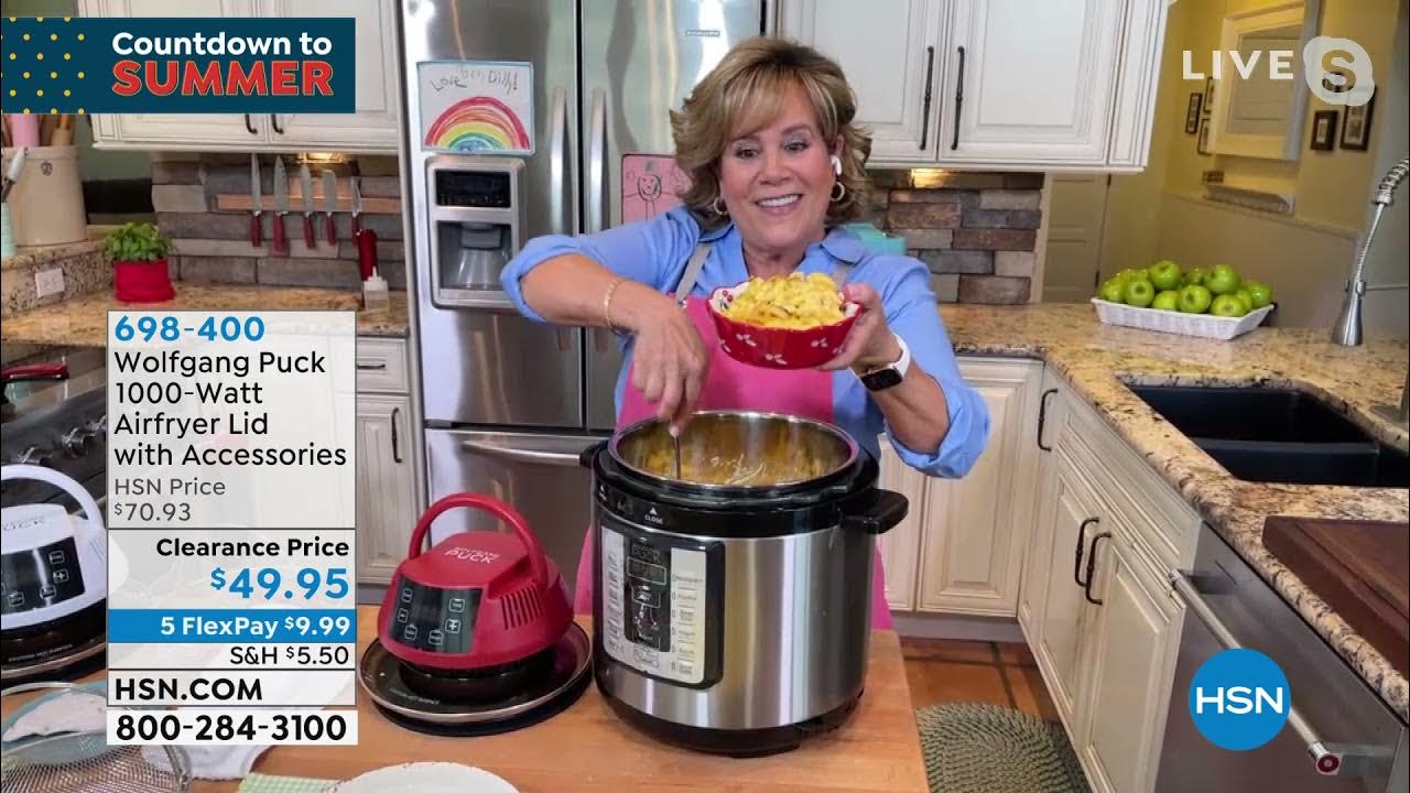 Wolfgang Puck 1000Watt Air Fryer Lid with Accessories YouTube