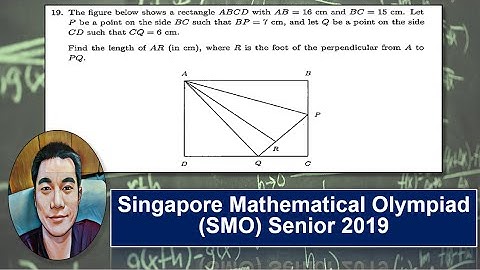 Q19 of SMO 2019 Senior (Pythagoras theorem)
